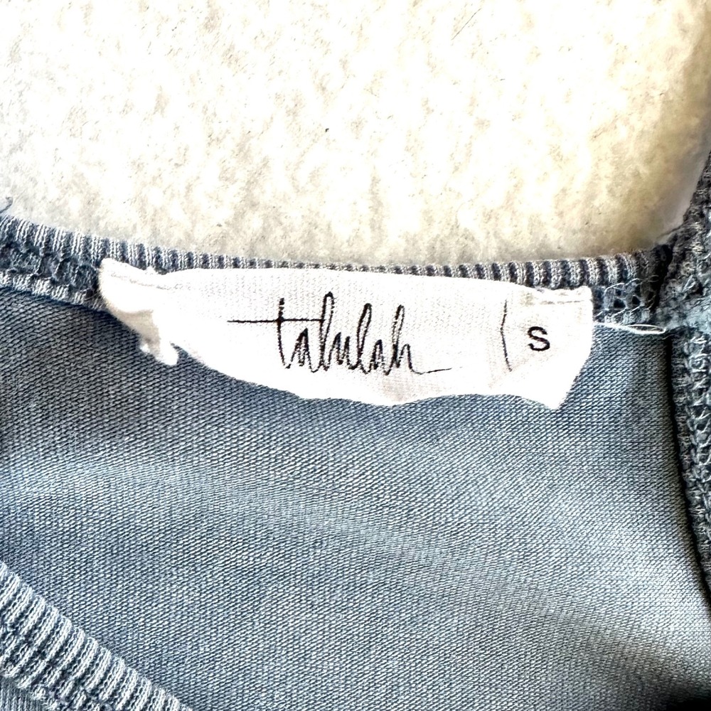 Talulah S Small Blue Harem Jumpsuit Spaghetti Strap Racerback Pockets - Picture 5 of 11